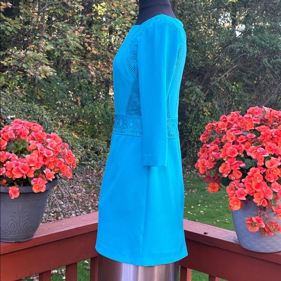 ANTONIO MELANI Vibrant Teal Dress-NWOT - Picture 2 of 11
